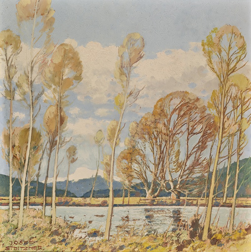 Josef Stoitzner - Landschaft im Oberpinzgau