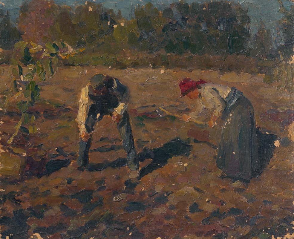 Jozef Teodor Mousson - Potato Digging