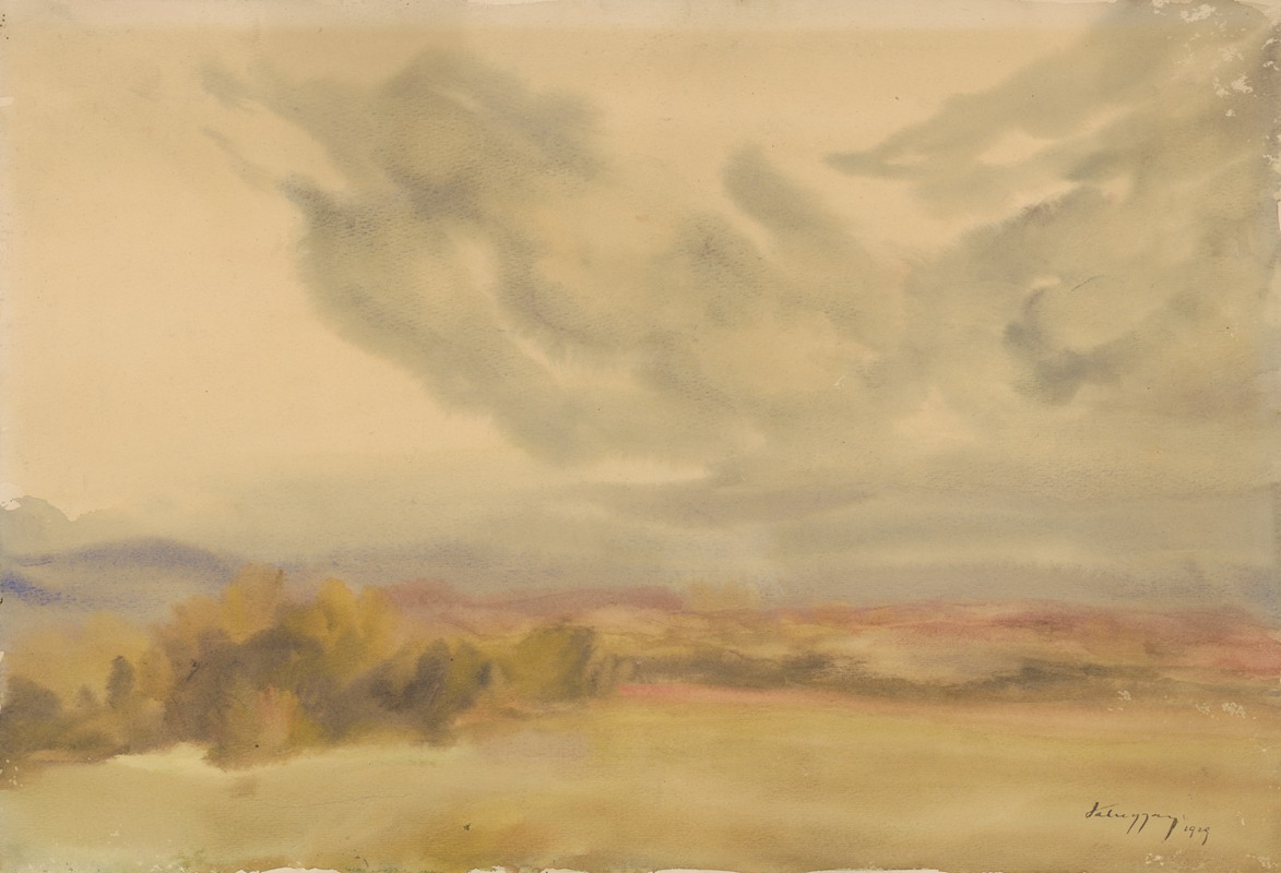Zolo Palugyay - Clouds over a Plain