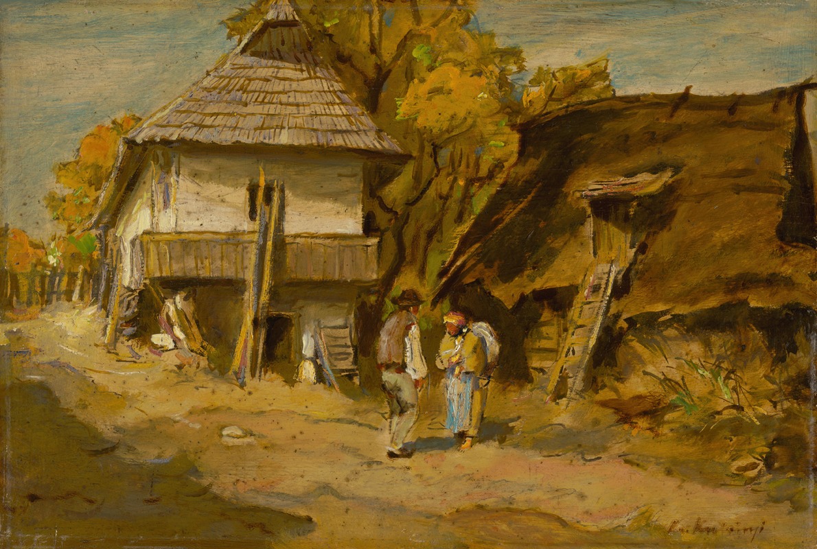 Alexander Kubínyi - Motif from Leštiny