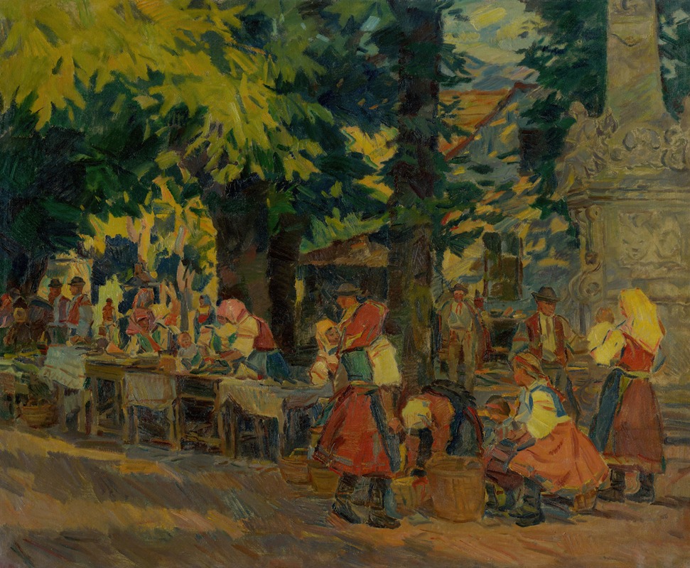 Gustáv Mallý - Fair in Marianka