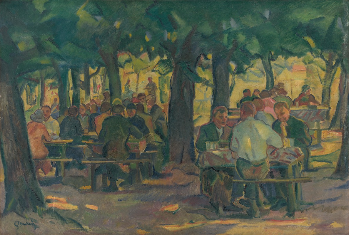 Gustáv Mallý - Rest beneath the Trees