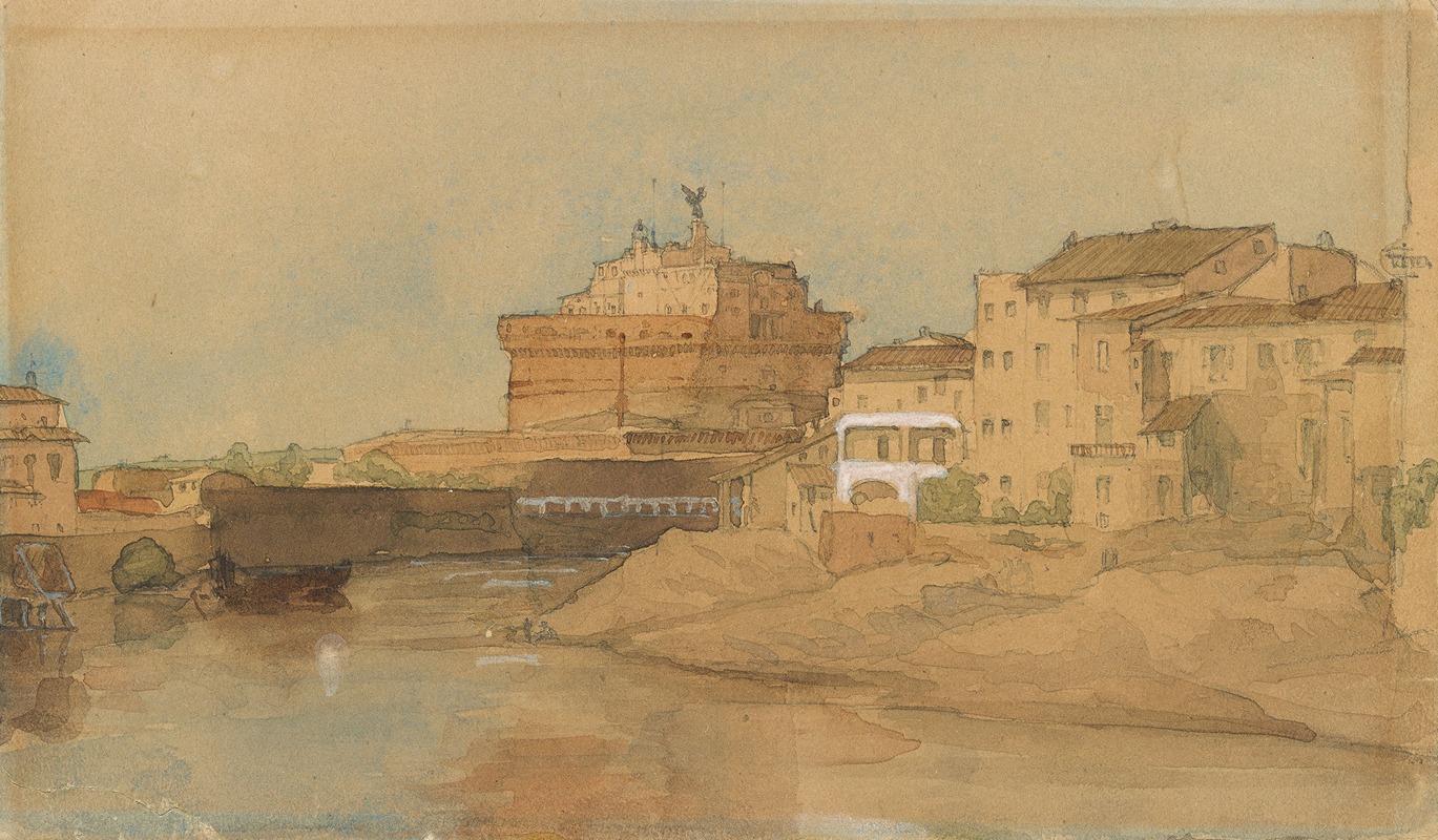 James Holland - View of Castel Sant’ Angelo from the Tiber