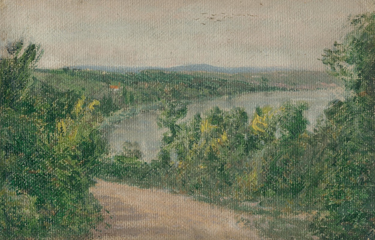 Karol Miloslav Lehotský - Landscape from the Basin of the Danube