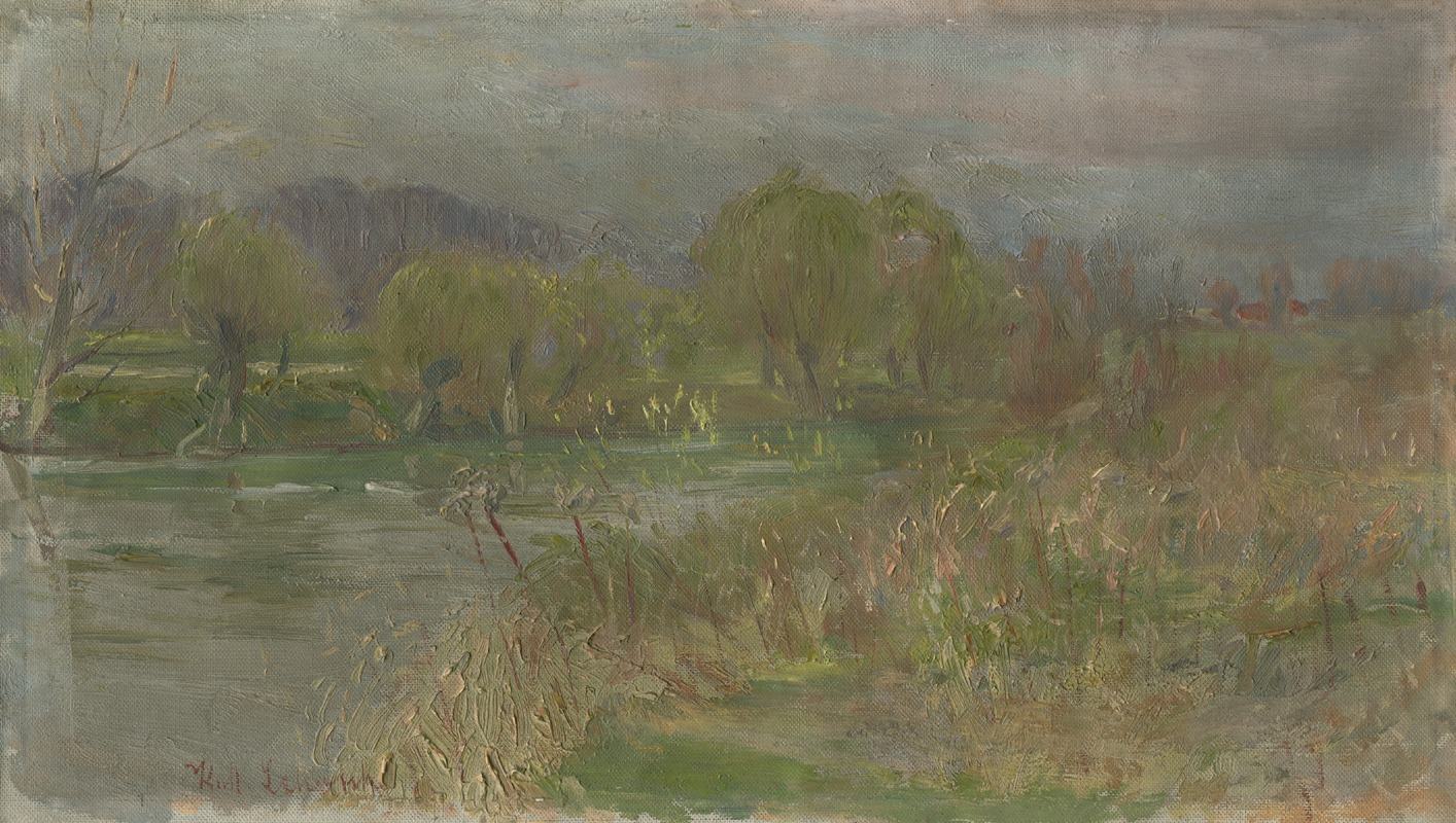 Karol Miloslav Lehotský - Landscape with a Swamp