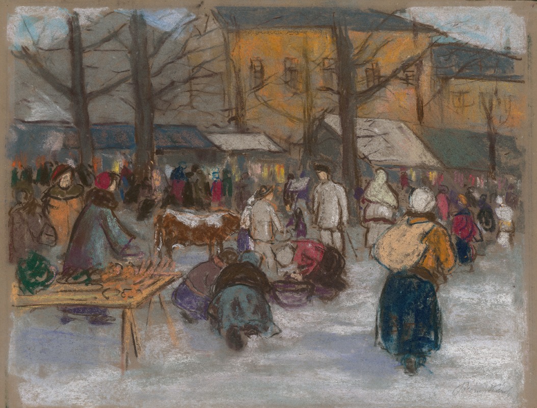 Karol Polónyi - Market in Ružomberok