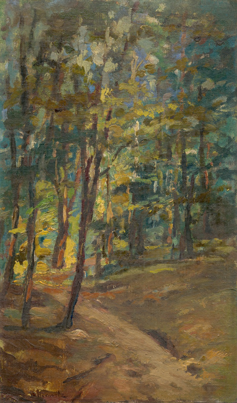 Leopold Horovitz - Forest Interior