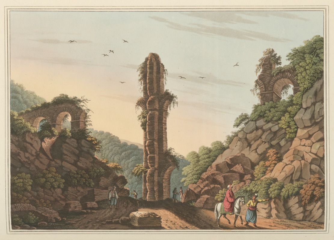 Luigi Mayer - Ancient Aqueduct in Samos