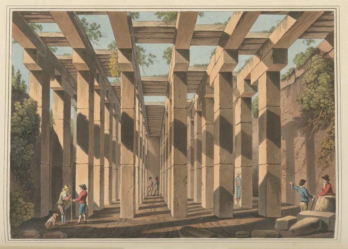 Luigi Mayer - Ancient Cistern in Val di Noto