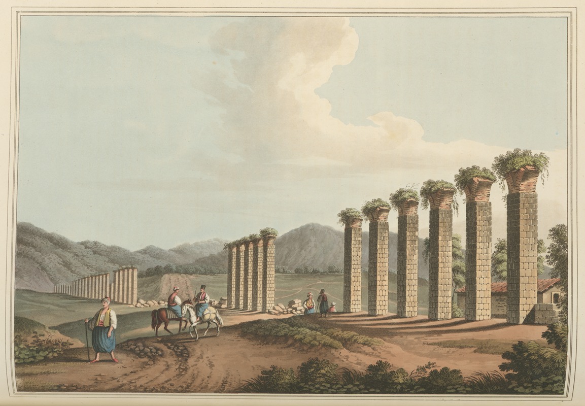 Luigi Mayer - Aqueduct near Ephesus