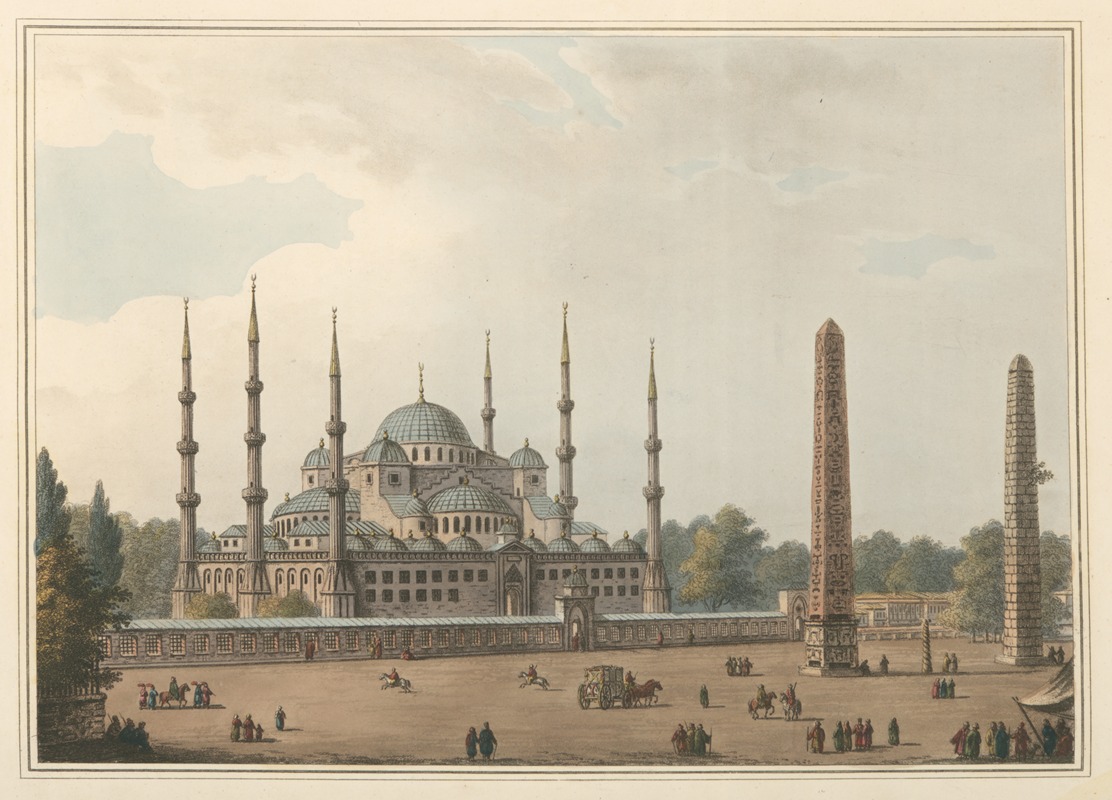 Luigi Mayer - Mosque of Sultan Achmet