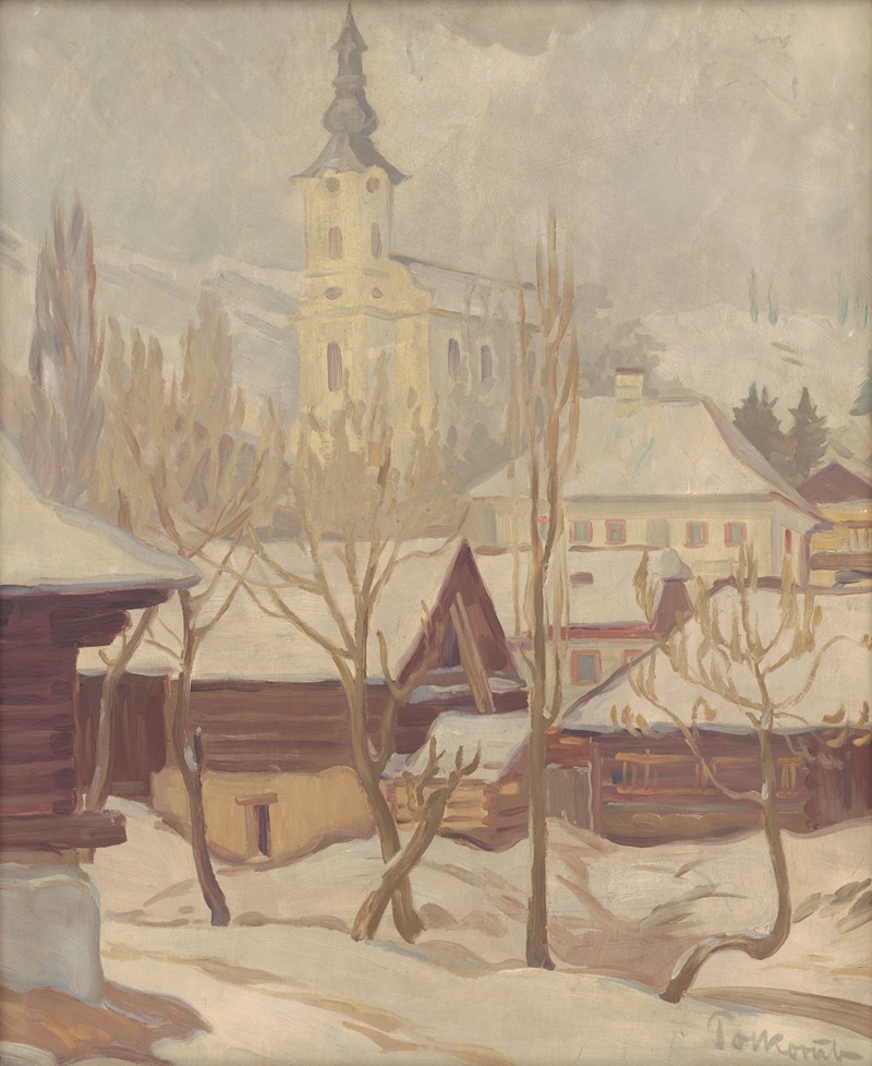 Štefan Polkoráb - Winter Motif from Heľpa