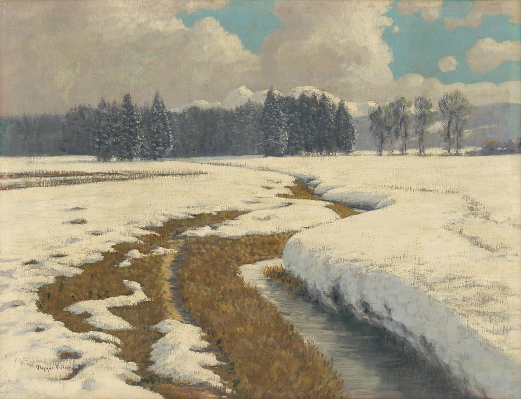 Viktor Olgyai - Zimná krajina