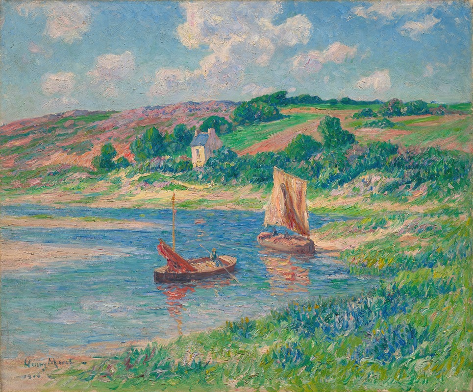 Henry Moret - Les Sableurs Pont-Aven