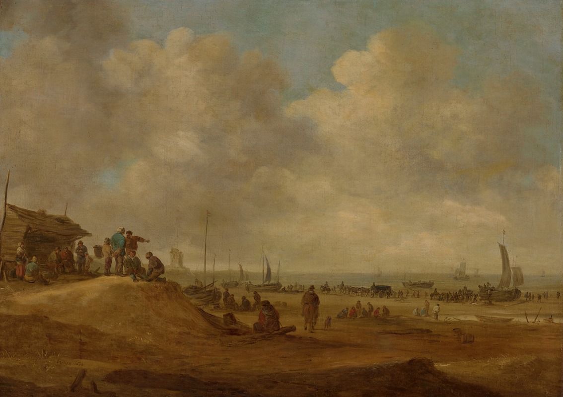 Jan van Goyen - A view of Scheveningen