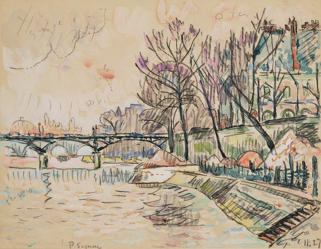 Paul Signac - Paris, le Pont des Arts