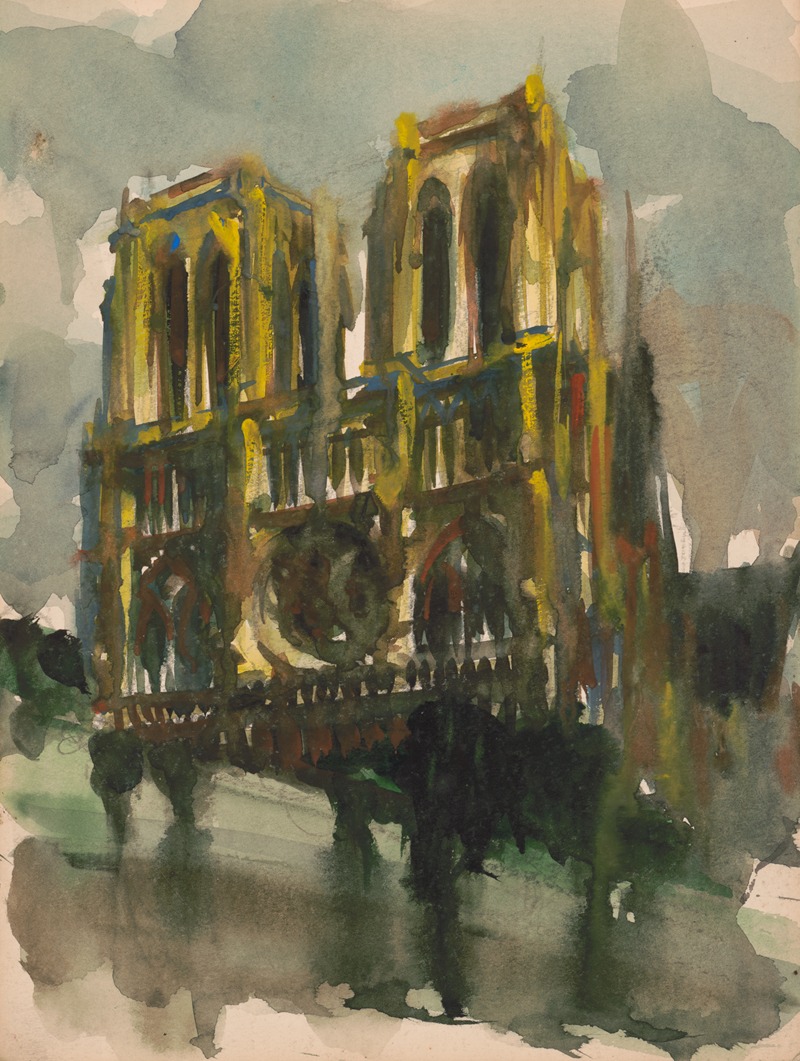 Victor Alfred Lundy - Notre Dame, Paris
