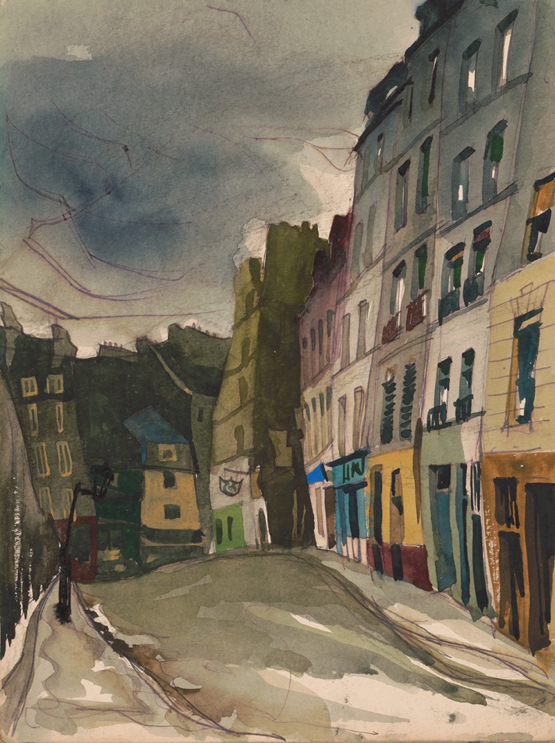 Victor Alfred Lundy - Rue Saint Julien le Pauvre, Paris 5e