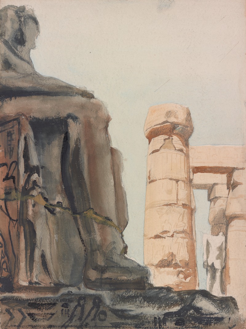 Victor Alfred Lundy - Temple of Luxor