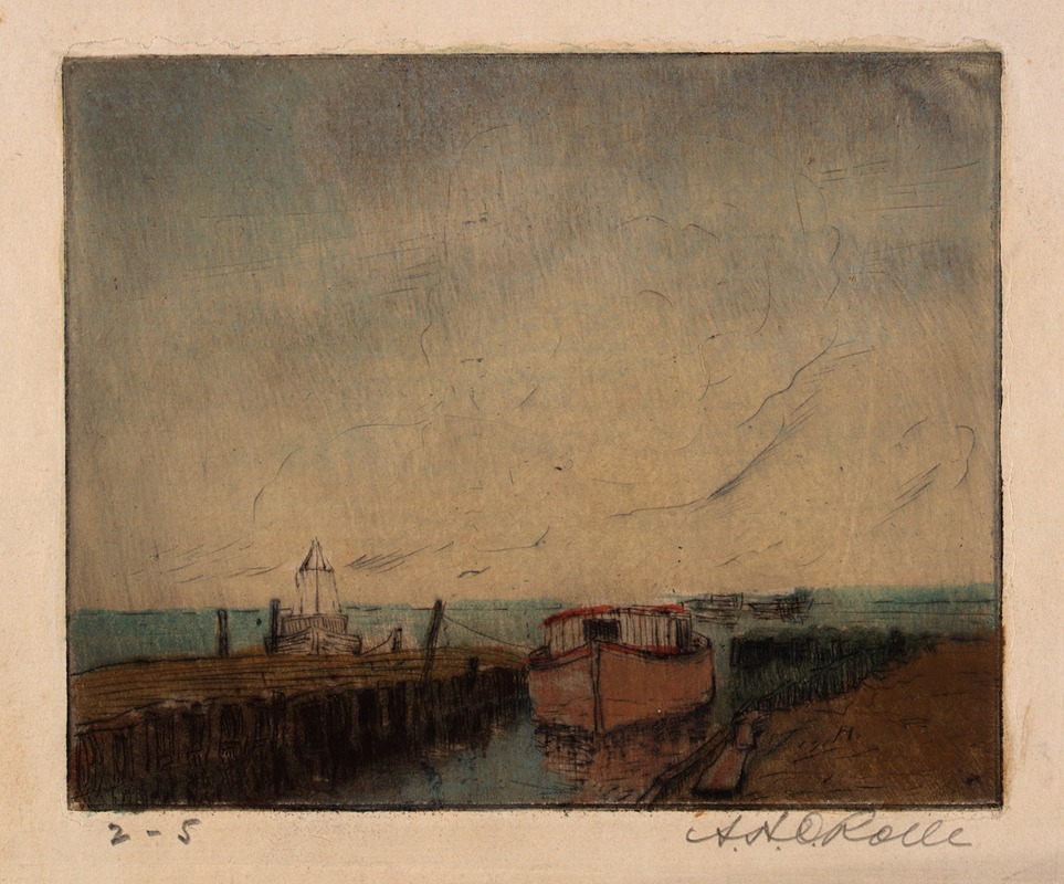 A. H. O. Rolle - Boat Yard, Eastern Branch