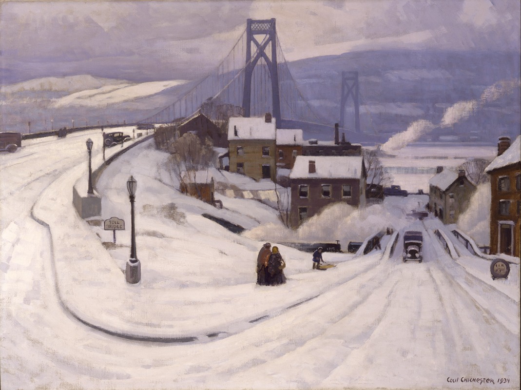 Cecil Chichester - Mid-Hudson Bridge–Winter