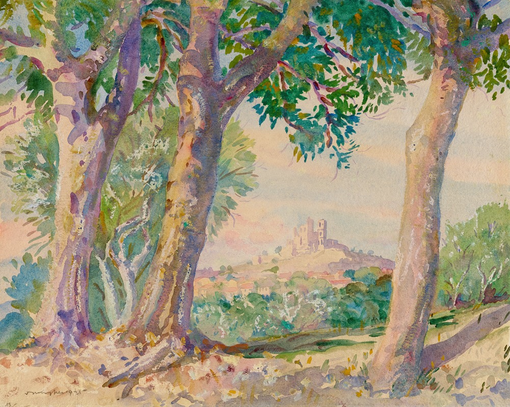 Donald Shaw MacLaughlan - Landscape, Italy