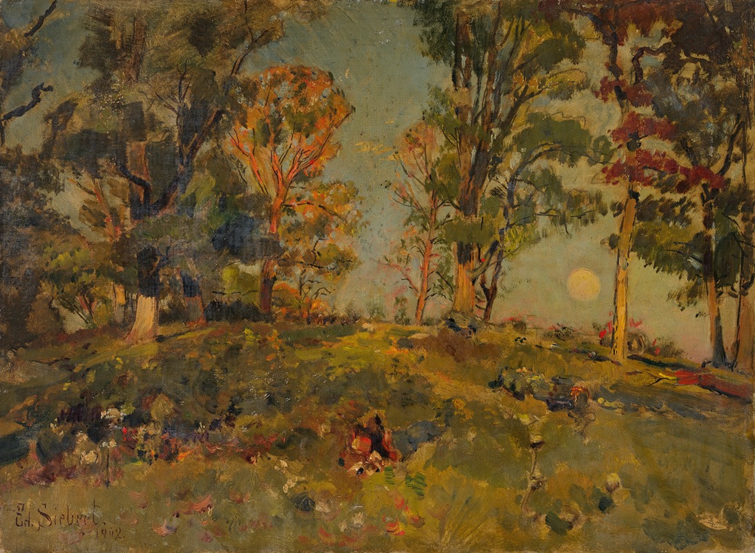 Edward S. Siebert - Hillside Landscape