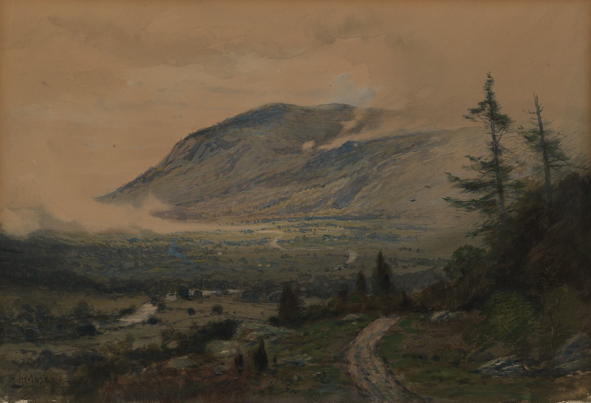 James Henry Moser - Mountain and Valley