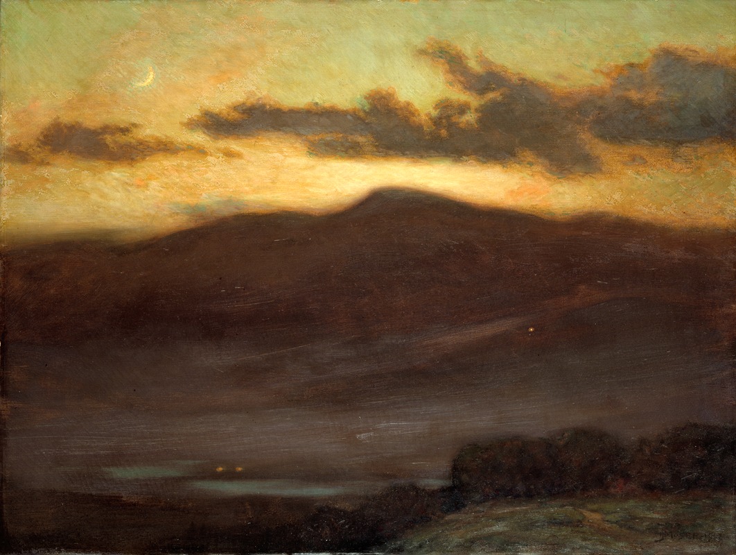 James Henry Moser - Sunset, Mount McIntyre