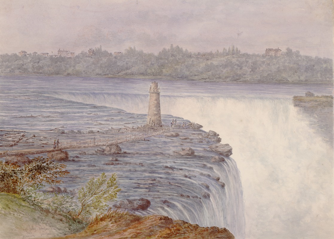 Michael Seymour - Grand Falls at Niagara from near the observatory, Goat Island, July 22, 1846