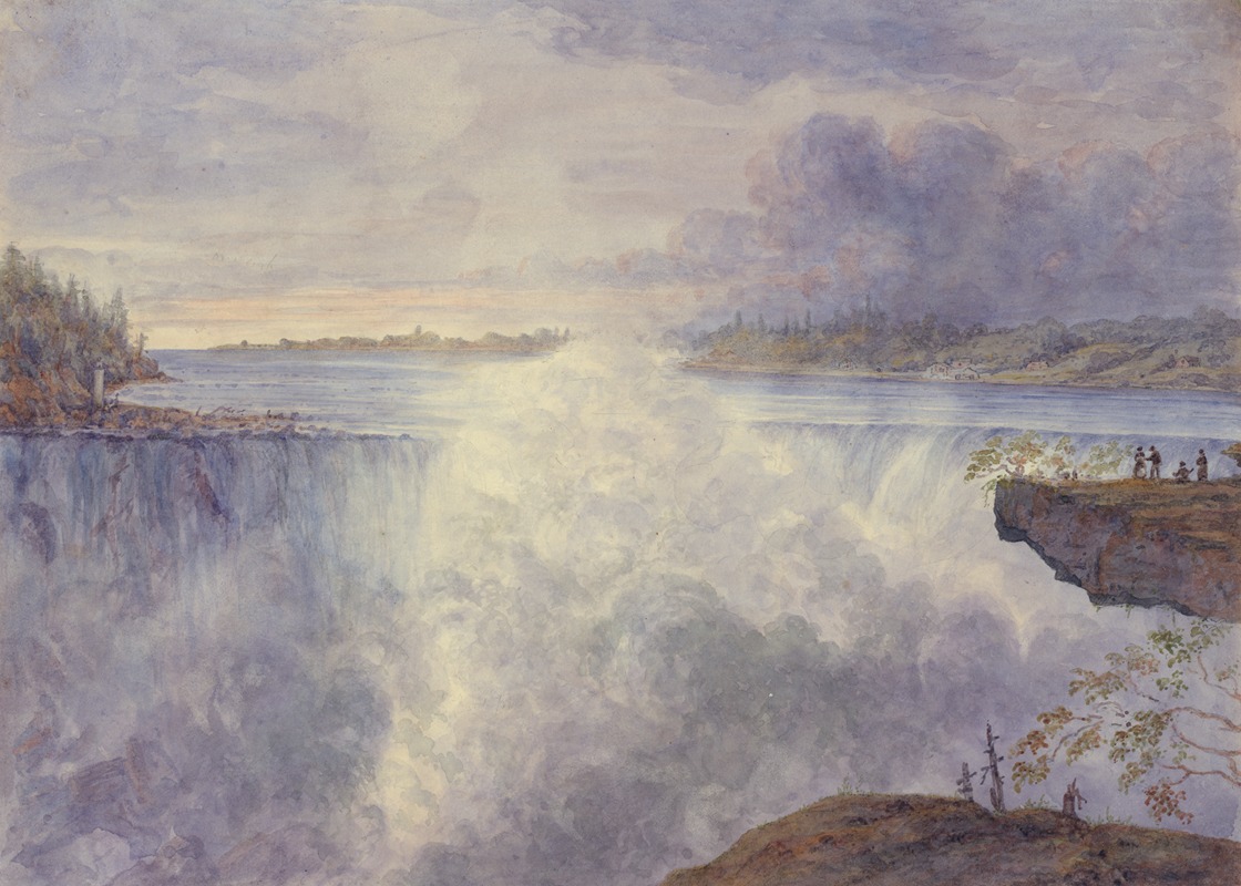 Michael Seymour - Grand Falls at Niagara from near the Table Rock, Canada side, July 22, 1846