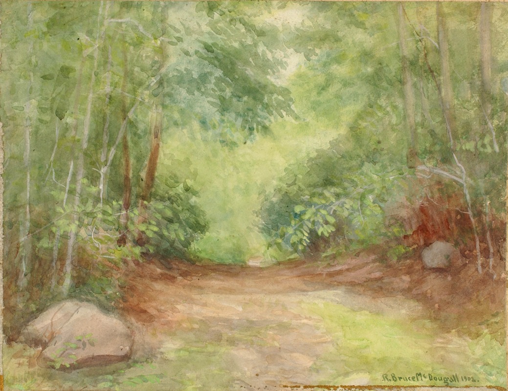 Robert Bruce McDougall - Forest Scene