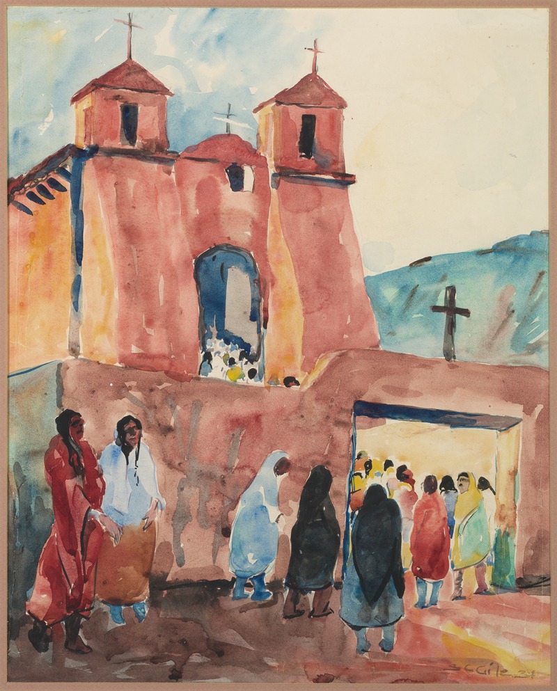 Selden Connor Gile - Church, Rancho de Taos