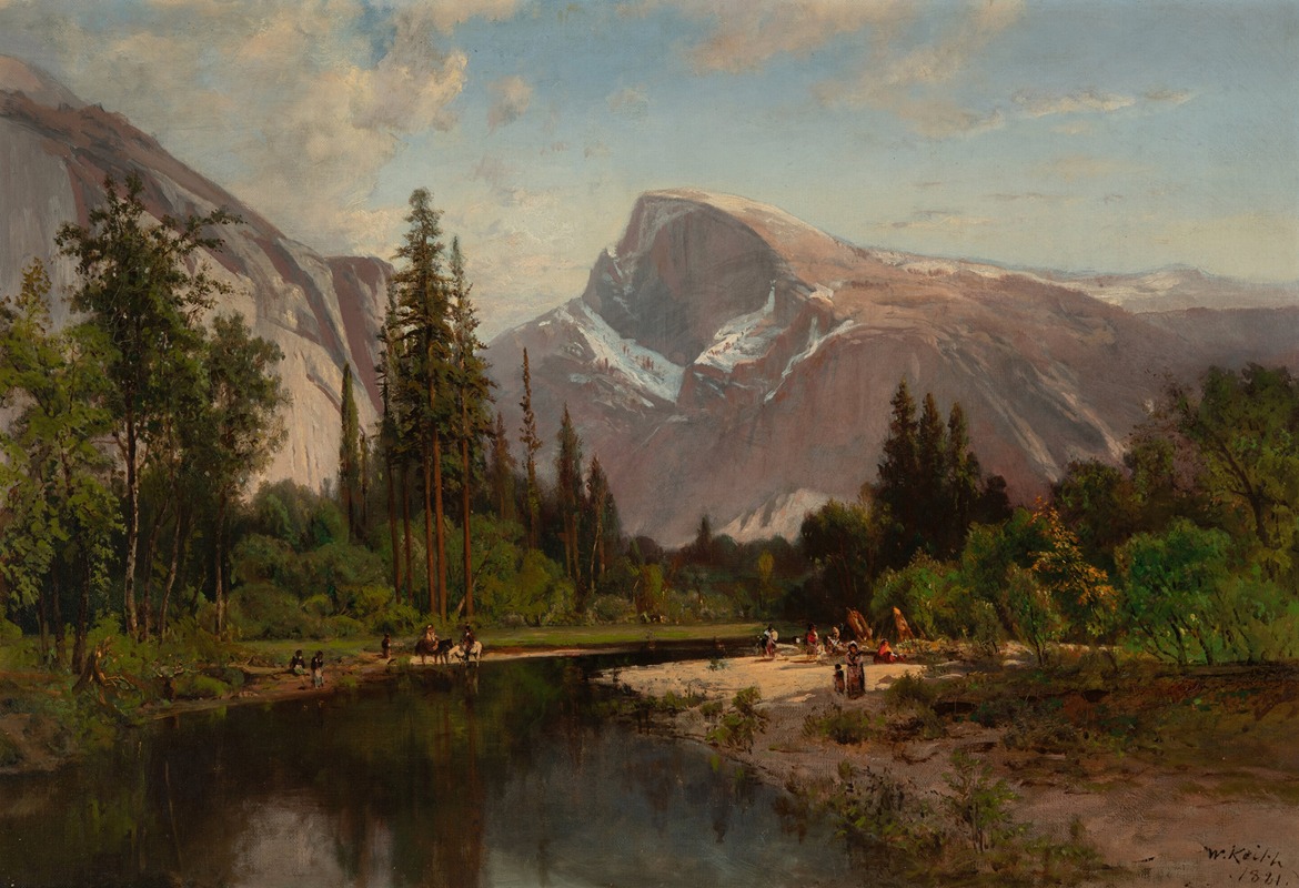 William Keith - Half Dome, Yosemite