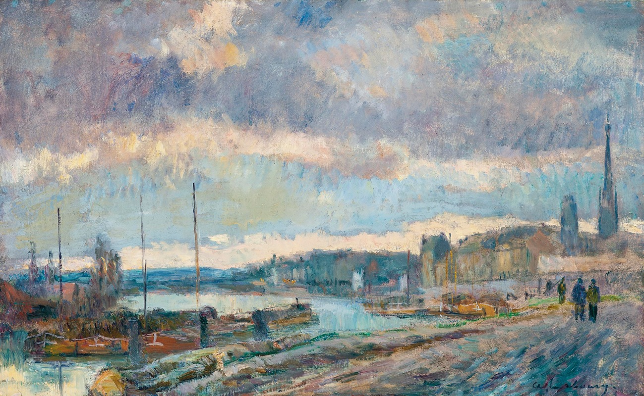 Albert Lebourg - Le port de Rouen