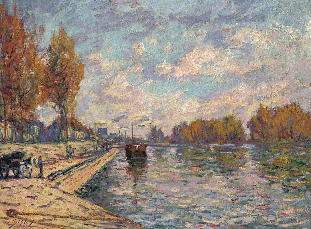 Alfred Sisley - La Seine à Suresnes