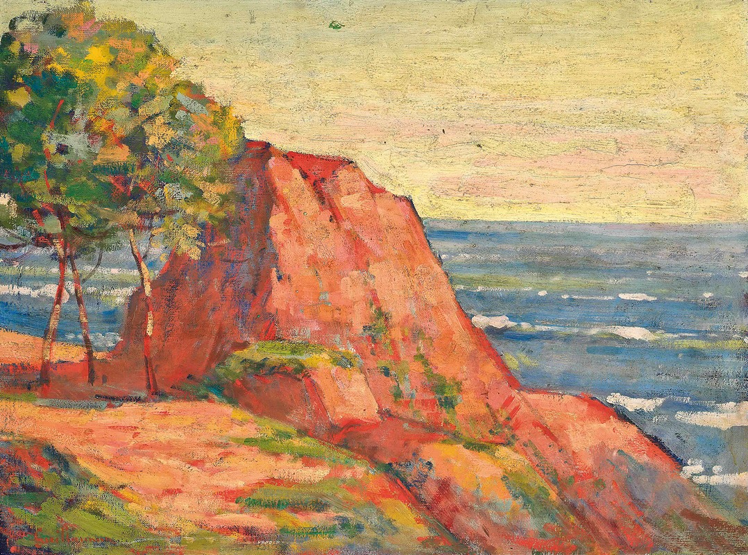 Armand Guillaumin - Les roches rouges à Agay