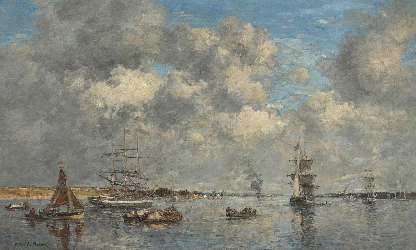 Eugène Boudin - Camaret. L’Estuaire