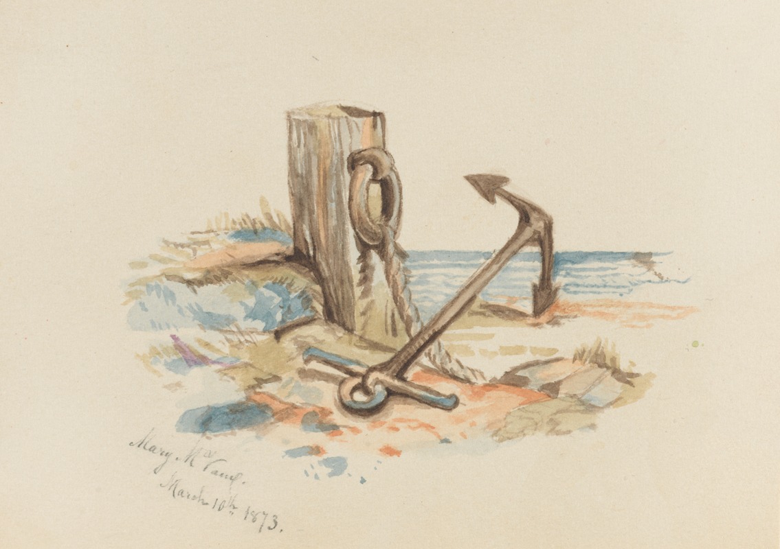 Mary Vaux Walcott - Mooring and Anchor