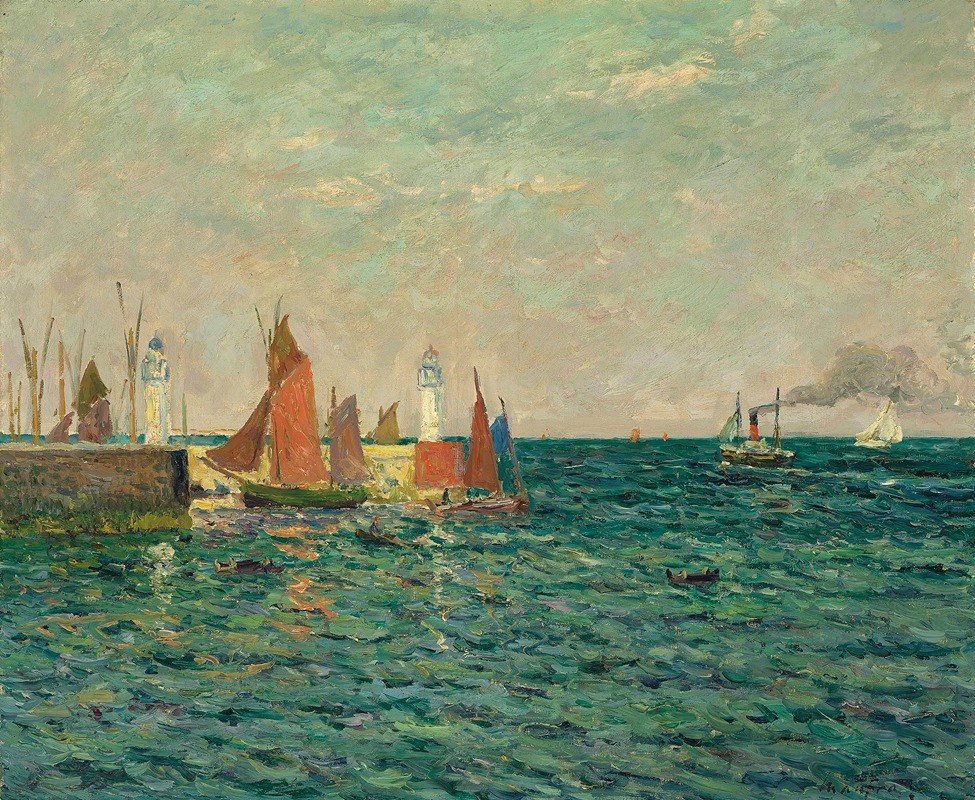 Maxime Maufra - Entrée du Port de Palais