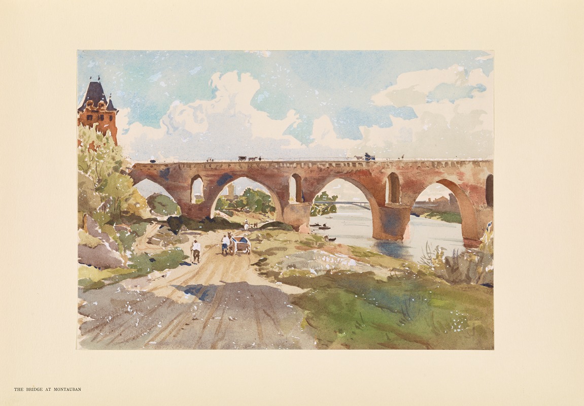 Pierre Vignal - The bridge at Montauban