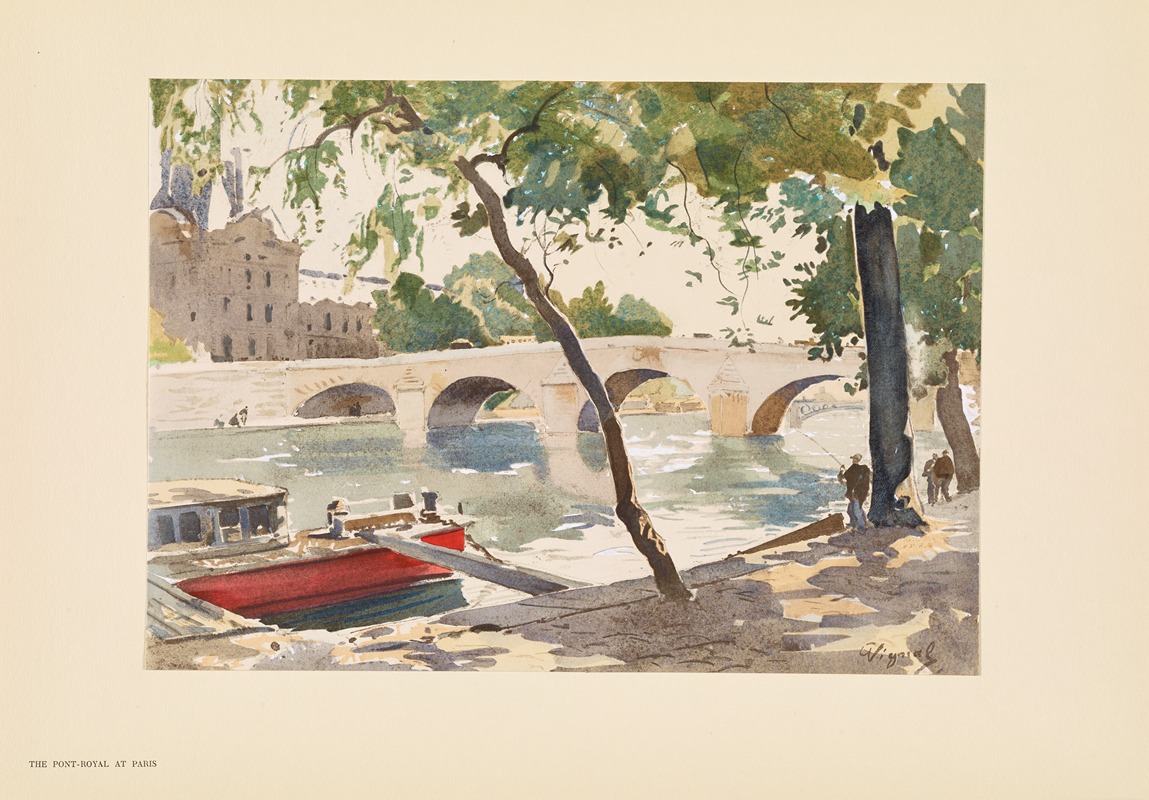 Pierre Vignal - The Pont Royal, Paris