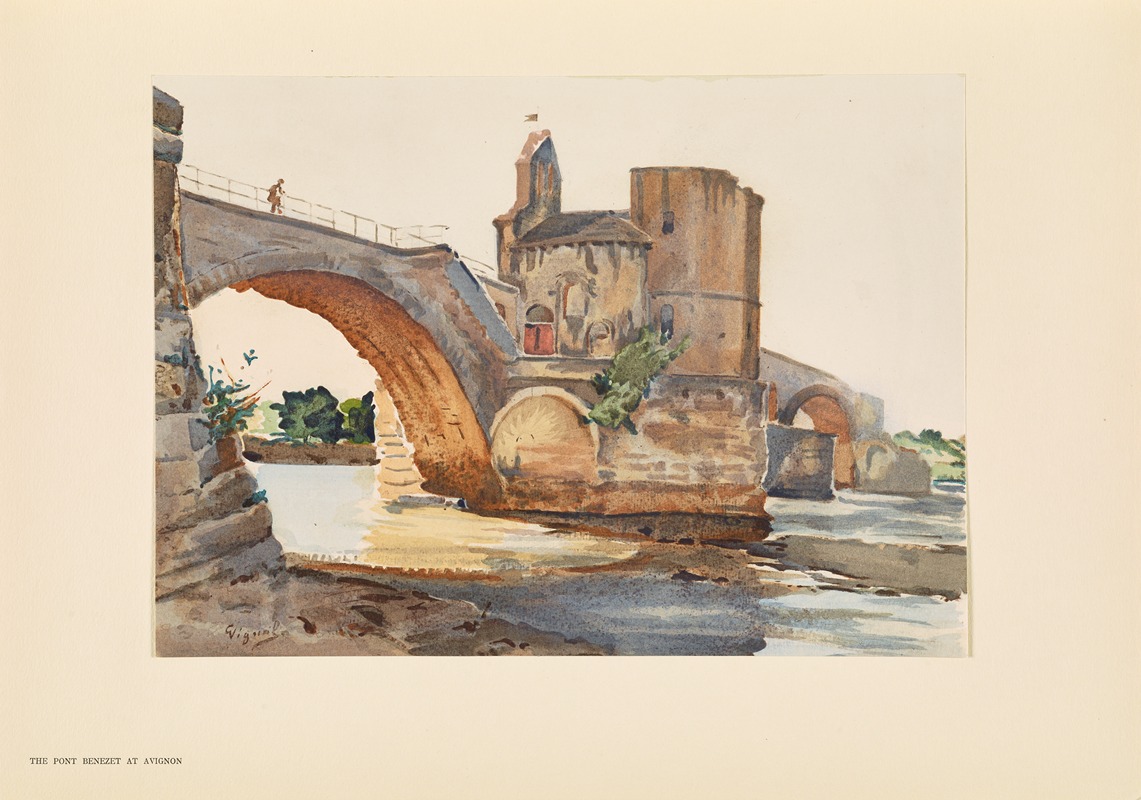 Pierre Vignal - The Pont Saint-Bénézet, Avignon