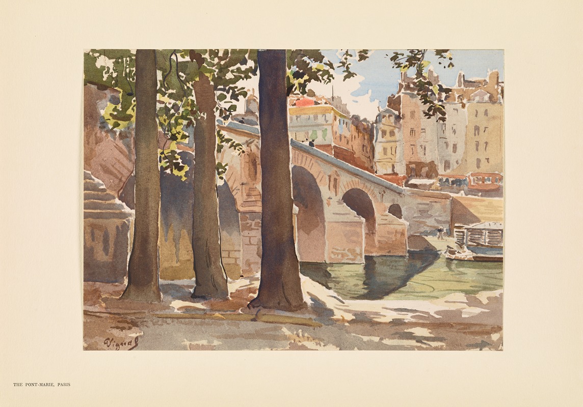 Pierre Vignal - The Pont-Marie, Paris