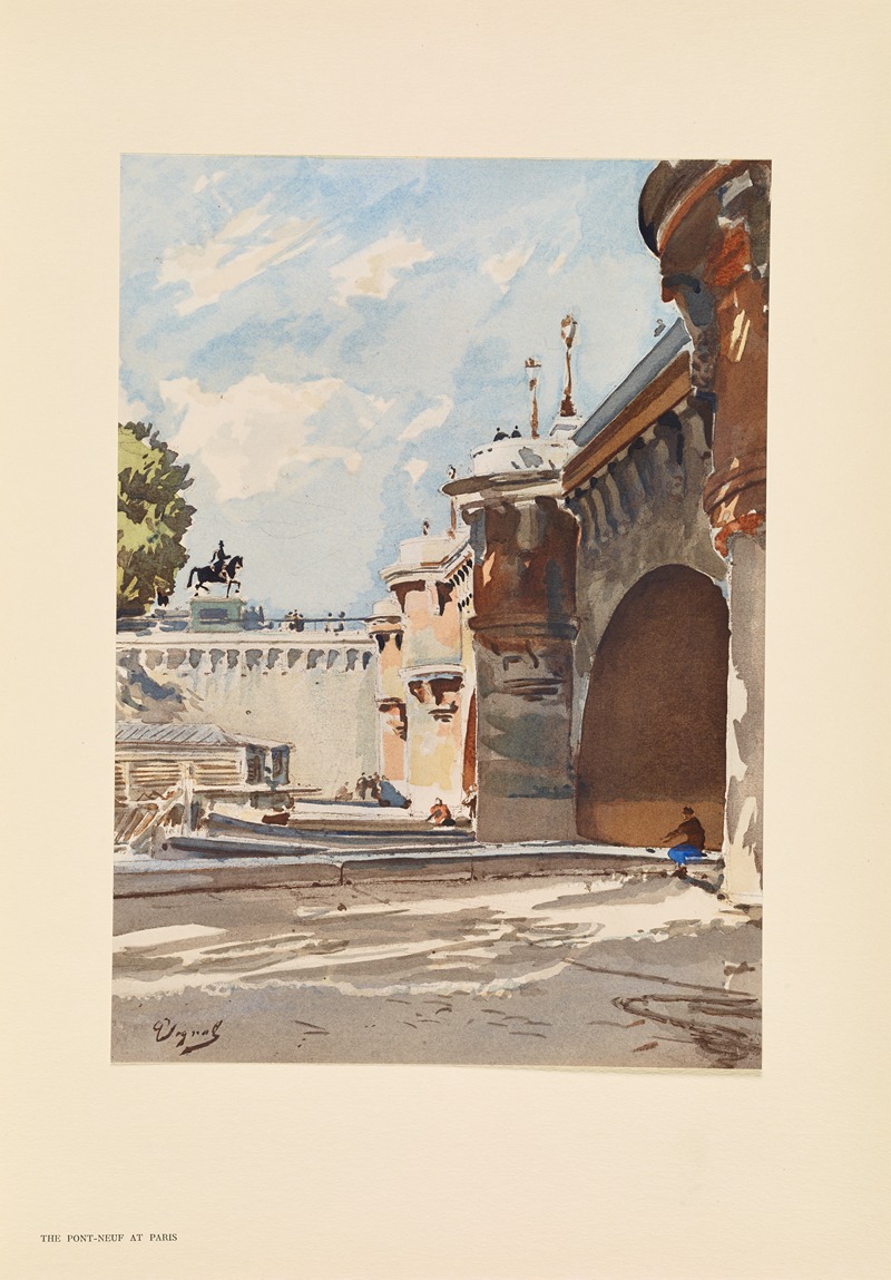 Pierre Vignal - The Pont-Neuf, Paris