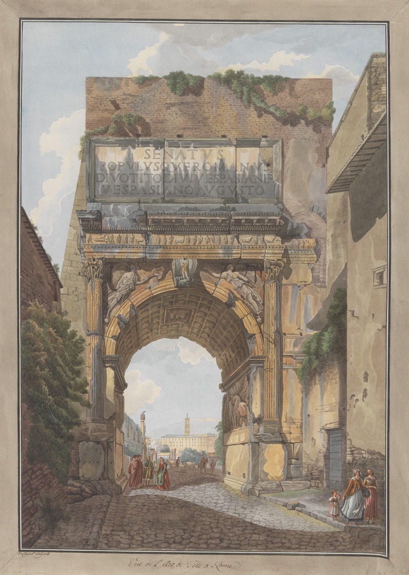 Abraham-Louis-Rodolphe Ducros - Arch of Titus