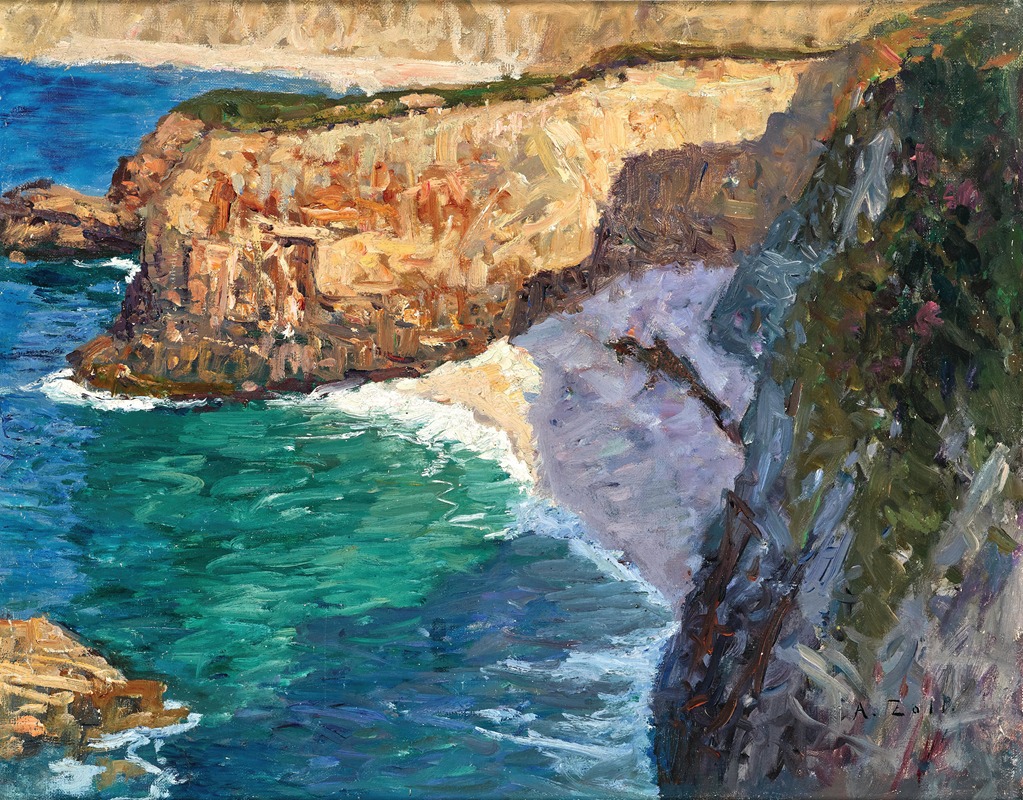 Alfred Zoff - Camaret. Küste bei Brest