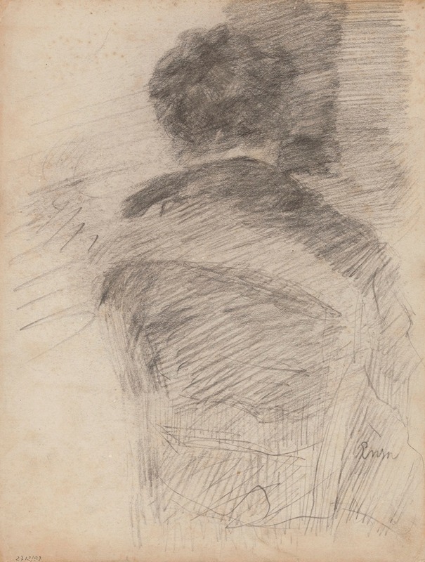 James Ensor - Seated Woman Seen from the Back