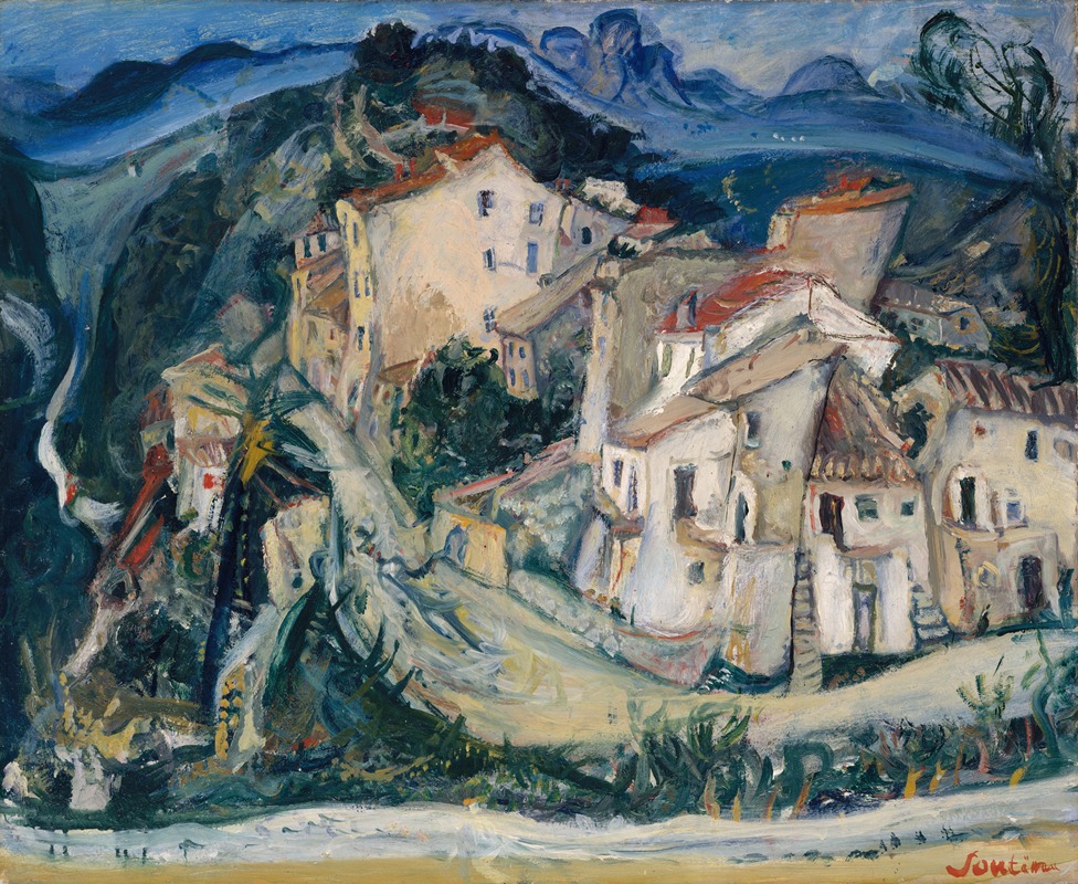 Chaïm Soutine - View of Cagnes