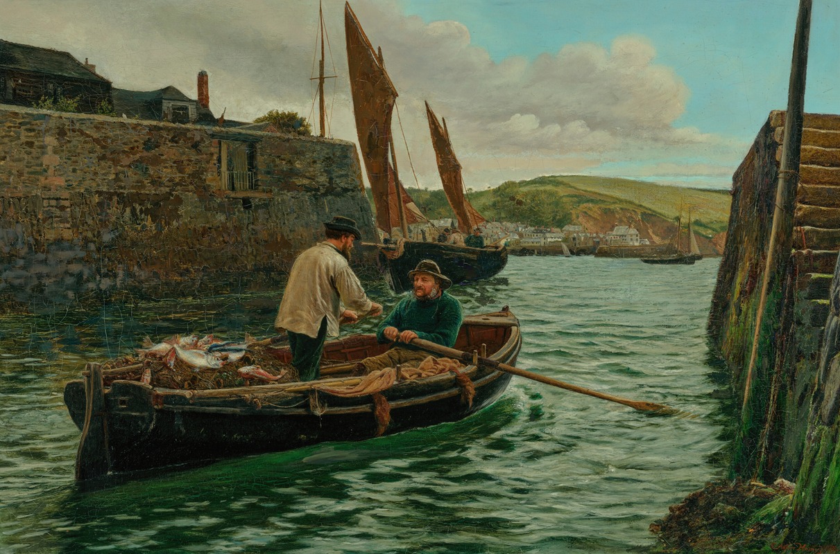 Charles Napier Hemy - The seine fishers